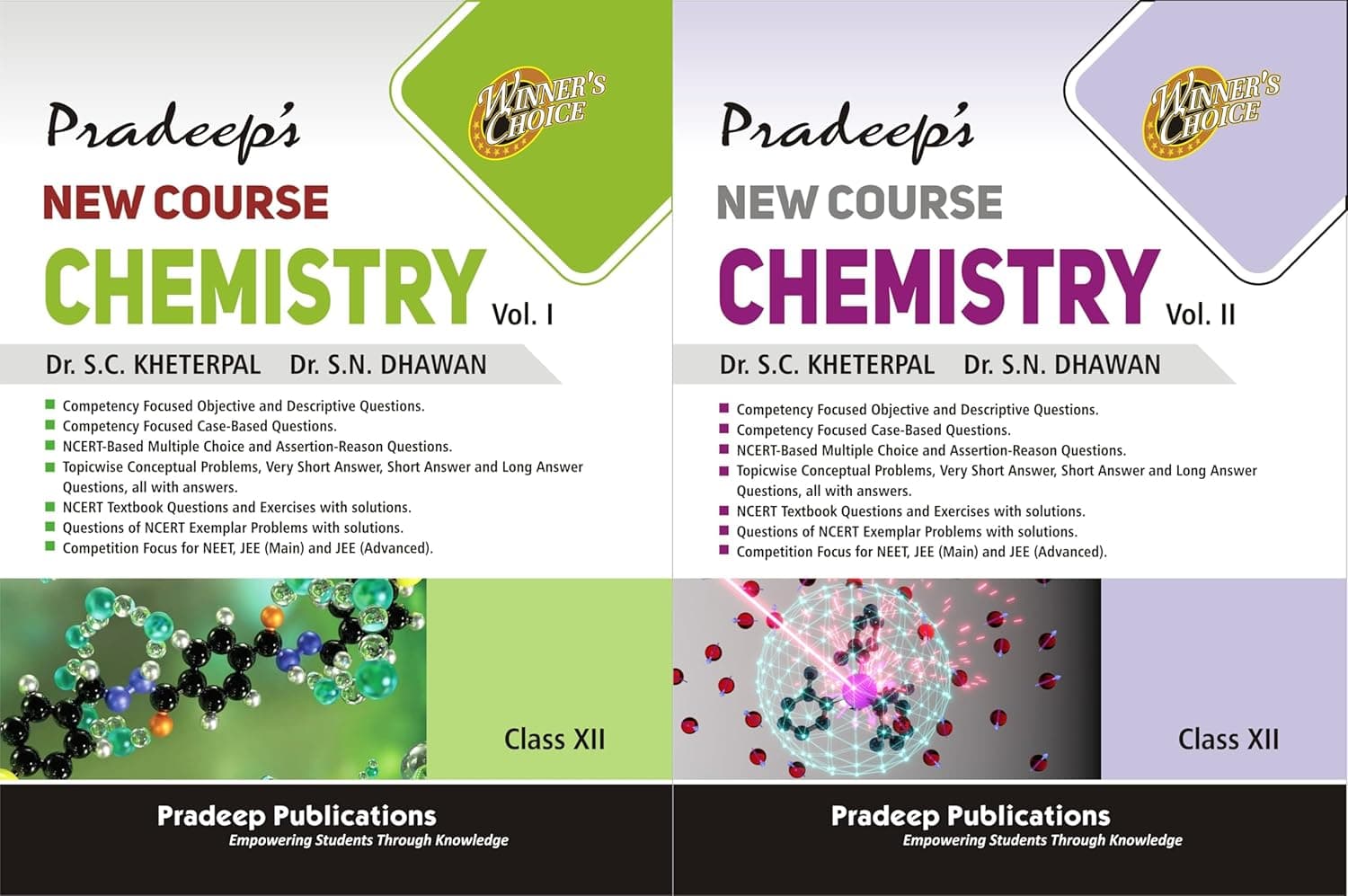 Pradeep Chemistry Class 12th Volume 1 & 2 2025-26