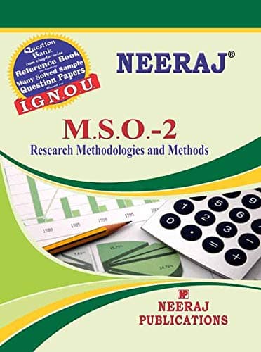 Neeraj IGNOU MA Sociology First Year Book MSO-2: Research Methodologies and Methods