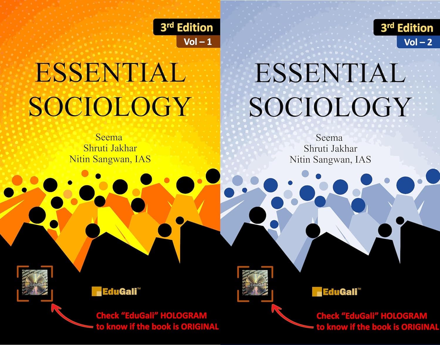 Essential Sociology Vol 1 & 2 3rd Edition 2025 By Nitin Sangwan